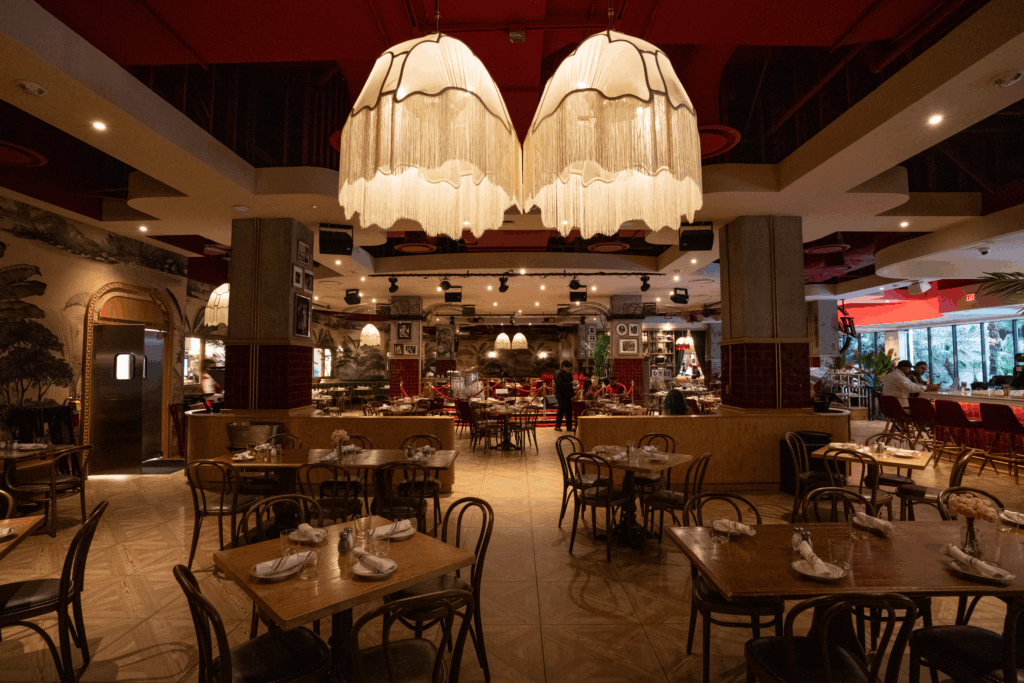 nterior of havana 1957 latin restaurant in las vegas strip